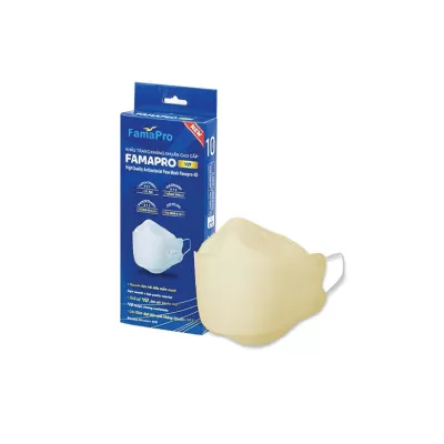 Khẩu Trang KF94 Famapro Be Hộp 10 Cái